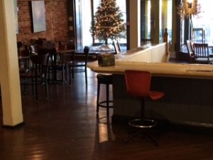 A bar in a coffeehouse? Wha? 